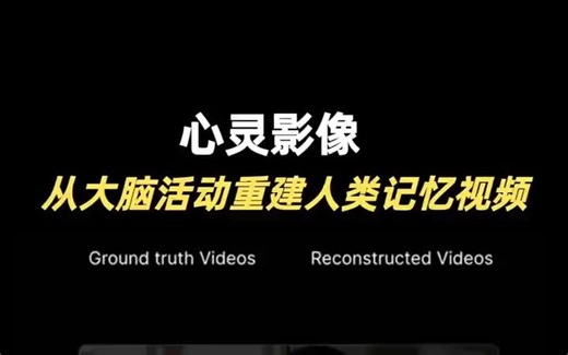 一项名为Mind-Video的研究方法，实现了使用模型还原你大脑中的视觉画面，达到了平均85%的准确率！这项研究通过从人脑的连续功能磁共振成像数据中学习到了时间_哔哩哔哩_bilibili