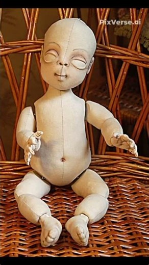 Cloth Baby Doll Reveal 🤔 | BJD | Full Lessons in Link! | ✨