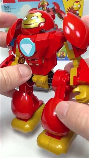 LEGO Iron Man and His Awesome Friends | LEGO 11209 Set | Ultron vs. Iron Man | Hulkbuster #Shorts