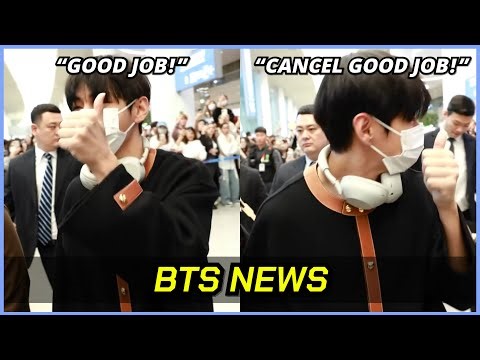 V’s “Cancel Good Job” Moment at Incheon Airport | BTS Chuseok 2025 Recap