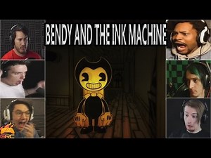 Gamers Reactions to Bendy Appearing Around The Corner | Bendy and The Ink Machine