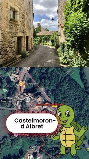 A few streets, the smallest commune in France #geography #france