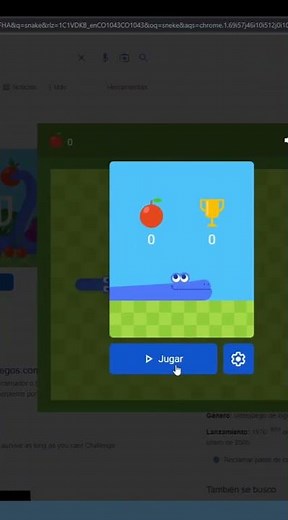 ¡Domina el juego de la serpiente en Google Chrome desde tu celular y PC!