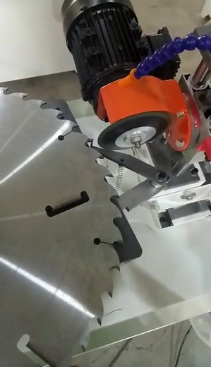 Automatic sharpening machine for aluminum saw blade, It can help you save costs; you deserve to own one. #sawbade #sharpeningmachine #cuttingmachine #aluminumwindwdoor #aluminumprofile | Woke Machinery Co., Ltd.