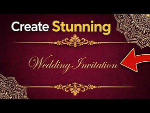 PowerPoint Wedding Invitation Card Design with Animation | Professional Tutorial 2026