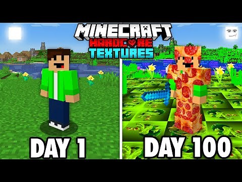 I Remade A Texture Every Day For 100 Days In Minecraft Hardcore ...