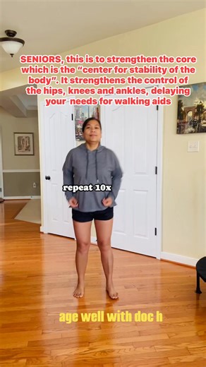 How to stay away from walking aids #wellness #healthtips #reels #physicaltherapy #senior #everyone #exercise #fblifestyle #share | Doc H.