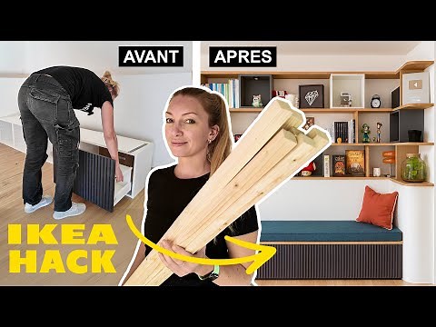EP6 The best IKEA HACK for making a cheap bookcase bench! Come laugh with me!
