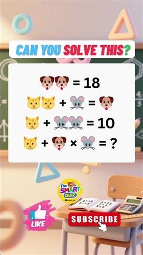 Can You Solve This Math Quiz? #emojimath