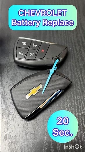 CHEVROLET Replace Key FOB Battery in 20 sec