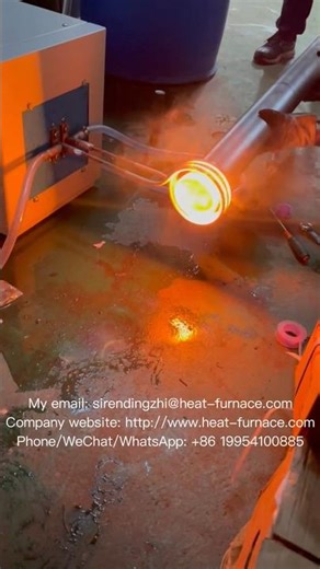 Induction Heating for Steel Pipe Hot Fitting #heater #induction