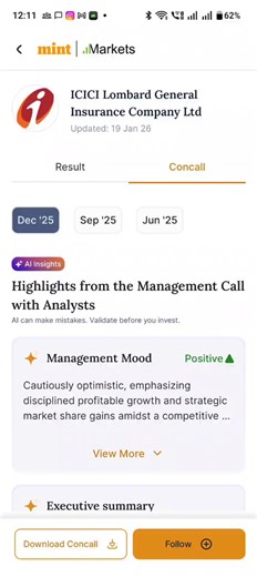Smarter investing starts here 📊💫 With Mint insights - track revenue trends, decode management commentary, and get analyst-backed summaries to stay ahead of the market. 📈Explore now 👇https://t.co/rg5QxgcRiJ