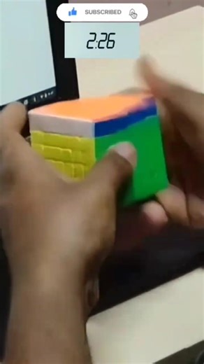 2:26.86 Rubik's Cube 6x6 Solve! #shorts