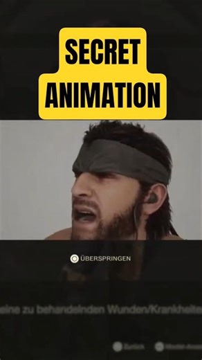 Metal Gear Solid Delta – Gunshot Wound Healing Animation (Hidden Detail)