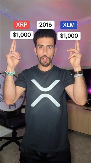 XRP vs. XLM 😳 #crypto #xrp #xlm #altcoins #cryptocurrency
