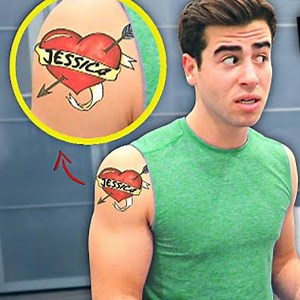 4.6M views · 23K reactions | I TATTOOED My EX-GIRLFRIEND’S Name 狼 | Adi Fishman | Facebook