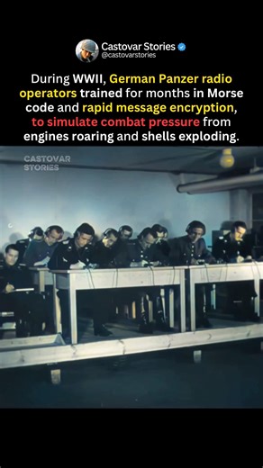 Inside Nazi Tank Radio Training #shorts