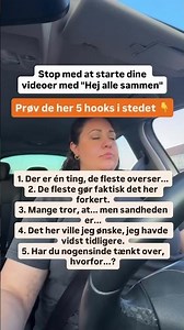 Hvordan starter man et hook? #contenttips #instagramtips #småvirksomheder