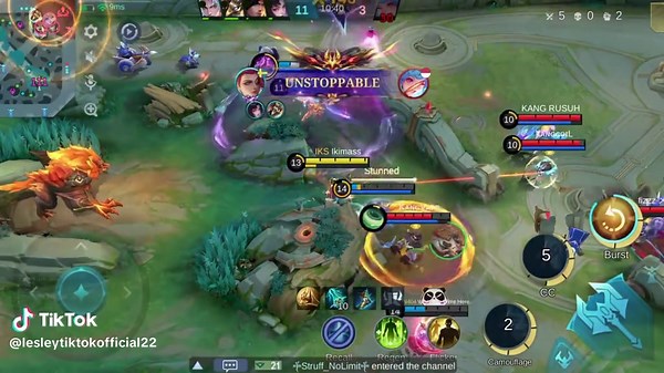 Lesley Savage Beruntun di Awal Season #lesley #mlbb #lesleytiktokofficial