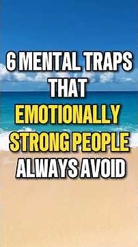 6 Mental Traps That Emotionally Strong People Always Avoid#shortvideo #stoicism #innerpeace