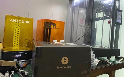 【RAISE3D N2 Plus】好久没开机了，用尼龙碳纤维随便打个东西玩玩，参数随便设的没细调，表面略粗糙