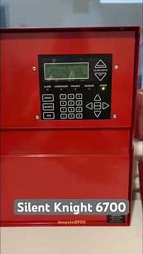 Silent Knight 6700 Fire Alarm Panel #shorts #firealarm #firealarmfriday #firealarmpanel
