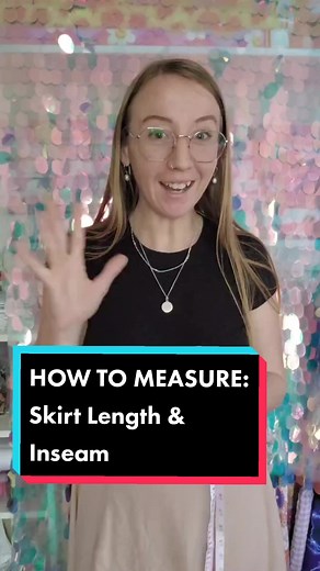 How to measure: Skirt Length and Inseam 💗 #clothingdesign #ilikeyourdress #customclothing #handmade #takingyourmeasurements #howtomeasure #handmadeclothes #madetomeasurements #madetomeasure #sewing #tiktoktutorial #howto #tutorial
