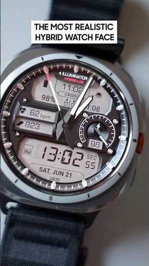 This Hybrid Watch Face Looks Like a Real Watch – For Wear OS
