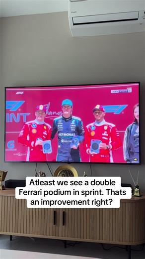 Let’s now see if the Ferrari can make it a 1-2 for the main race. Is it a wishful thinking? You tell me! HAHAHAH! #formula1 #viral #foryoupage #mercedes #ferrari