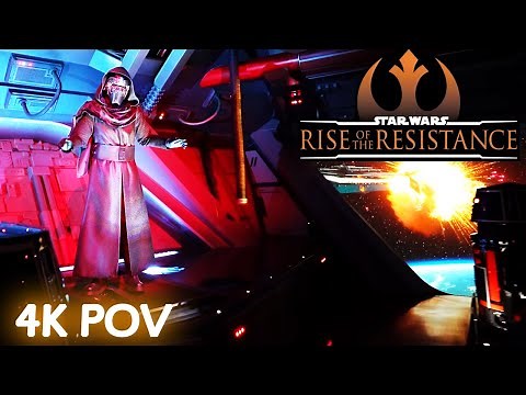 4K POV Disney World Rides Videos | Rise of the Resistance Ultimate Ride Through Experience!