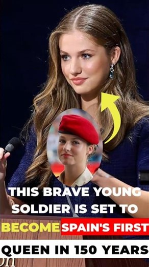 THIS BRAVE YOUNG SOLDIER IS SET TO BECOME SPAIN'S FIRST QUEEN #viral