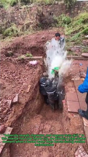 Water Main Burst: Workers Race to Halt Flood!