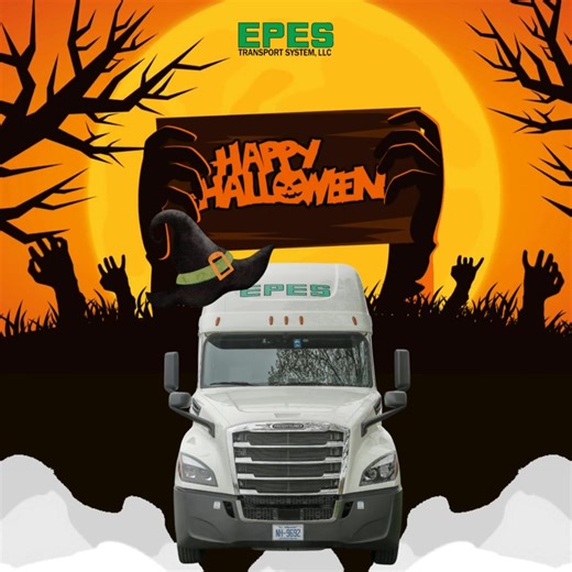 No tricks, just trucks! Our fleet’s rolling through this spooky season with miles of treats and a whole lot of energy! 🎃👻 Happy Halloween from the Epes Transport! | Epes Transport System, LLC