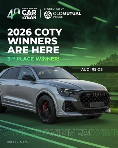 🏆 The 2026 South African Car of the Year winners have officially been crowned