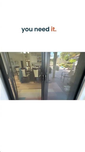 Black French Door Double Retractable Screen – Never Wrestle With Two Doors Again! in Loomis, CA