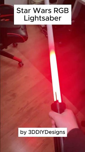 DIY Lightsaber, from The Star Wars Saga