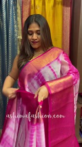 soft silk saree with tye n dye pattern all over the body with banarasi woven border. Code 1601231 Cost 2400/- For queries WhatsApp 098953 55800 | AshimaFashionstore