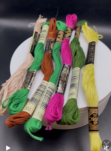 Lot of 6 DMC Embroidery Threads - Etsy