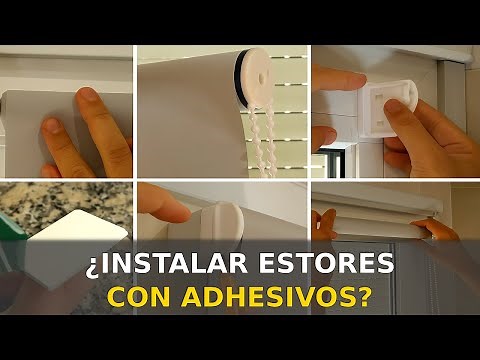 Estores SIN TALADRAR ✅ Cómo INSTALAR con ADHESIVOS【Guía PASO a PASO】