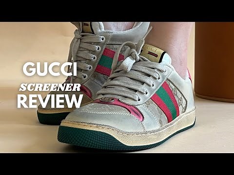 SNEAKER REVIEWS: Gucci Screener Sneaker Review + Try-on!