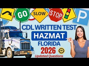 Florida CDL Hazmat Practice Test 2026 | FL Hazardous Materials Endorsement Study Guide