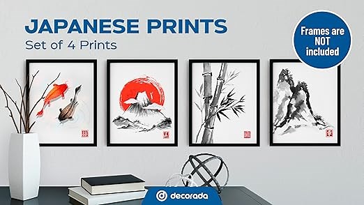 Japanese Decor Room Wall Art Bedroom Home Japan Asian Poster