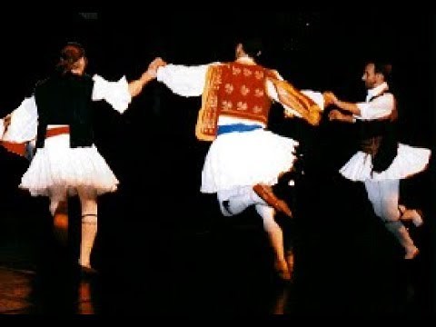 La Grèce - La leçon de la danse Sirtaki à l'Hôtel King Saron.
