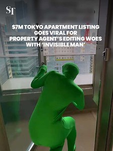 A Tokyo property listing has gone viral after the real estate agent posted a clip showing an