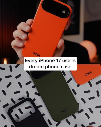 412K views · 134 reactions | Your iPhone 17 is smart. Your case should be too. Ridge iPhone 17 Everyday Cases deliver touch-sensitive controls, MagSafe compatibility, and proven durability. | The Ridge | Facebook