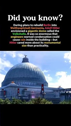 Hitler’s Giant Dome That Could Create Rain Indoors