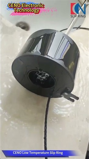 Low Temperature Slip Ring with Power and Ethernet Signal