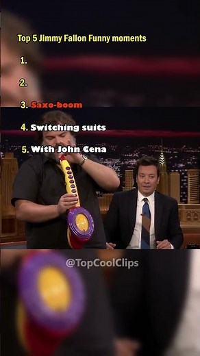 Top 5 jimmy Fallon funny moments #funny #shorts