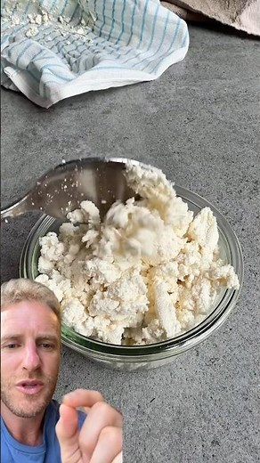 HOMEMADE COTTAGE CHEESE