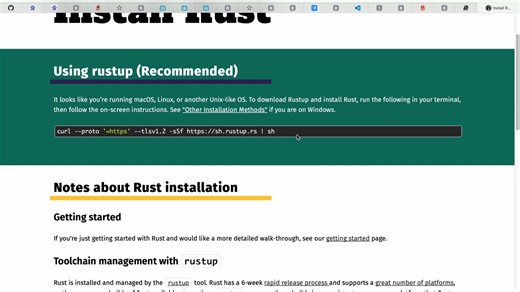 P4: Rust快速安装